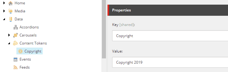 What are Content Tokens in SXA