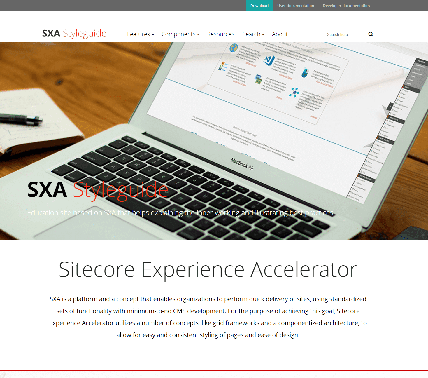 Introducing the SXA Styleguide
