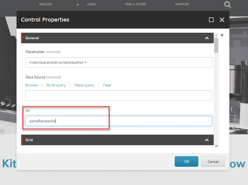 Quick tip: Assigning ID's to SXA Components